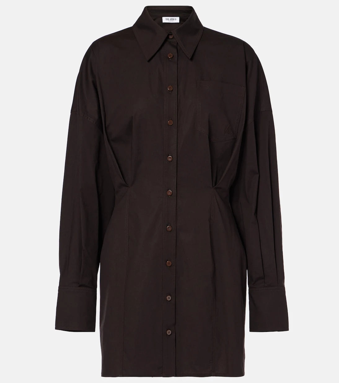 The Attico - Cotton-blend shirt dress