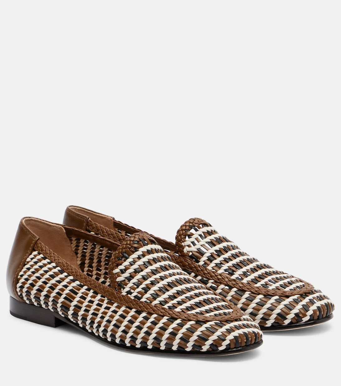 Veronica Beard - Prilla woven leather loafers