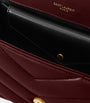 Saint Laurent Burgundy Small Loulou Shoulder Bag