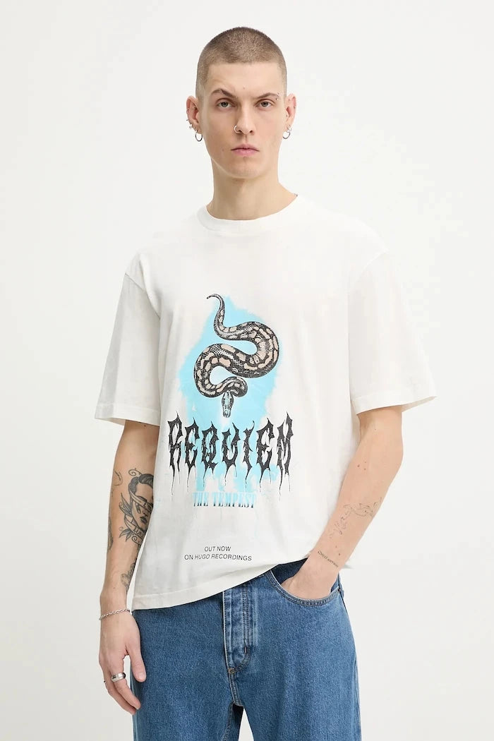 Памучна тениска Hugo Blue Noctornix