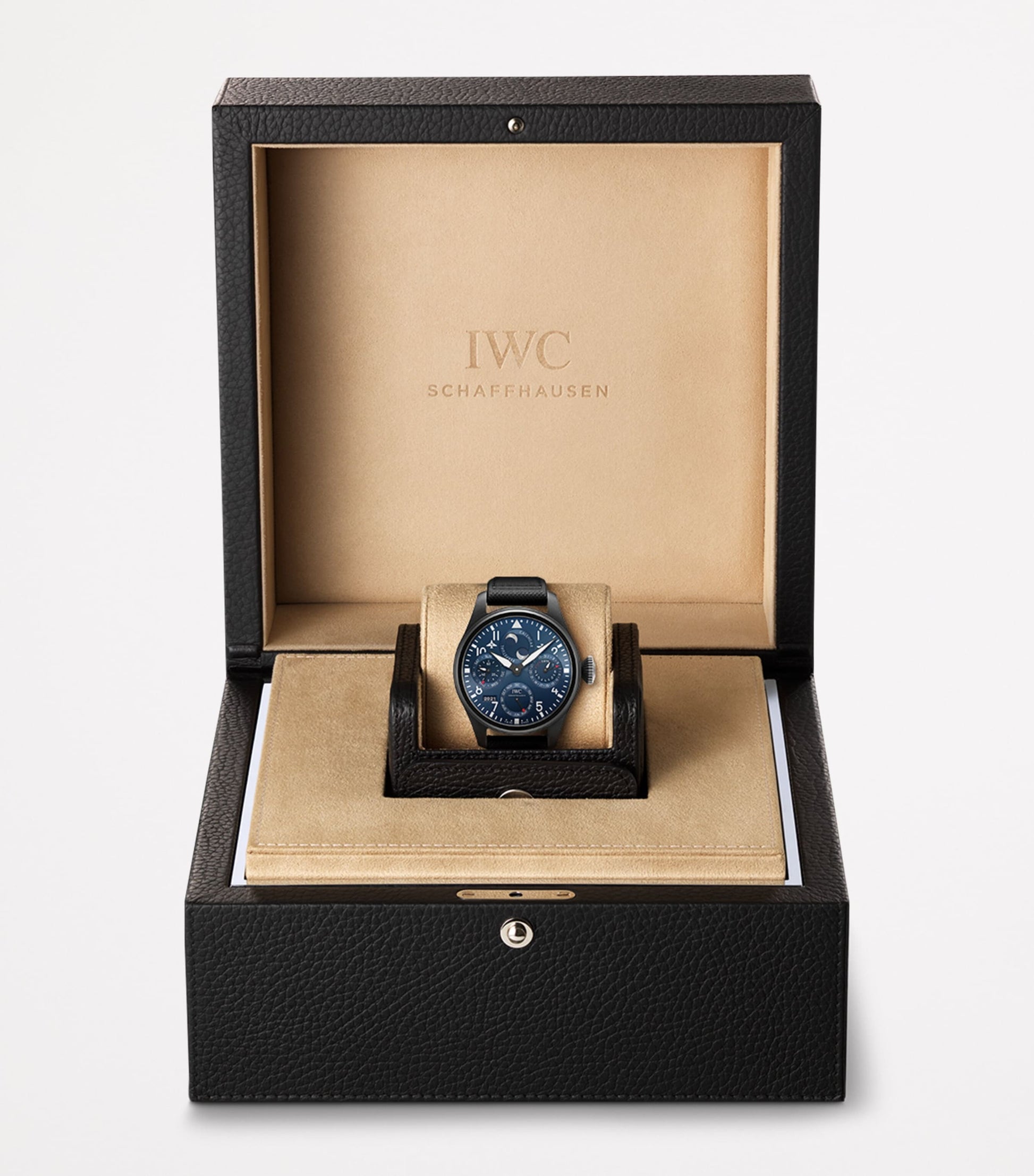 IWC Schaffhausen Ceramic Big Pilot’s Perpetual Calendar Rodeo Drive Watch 46mm