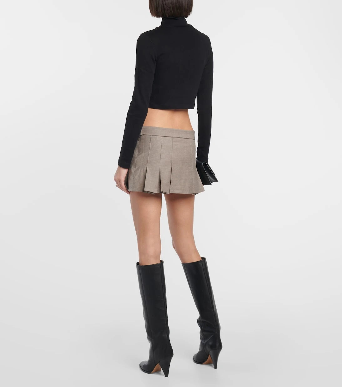 AG Jeans - x EmRata Kathryn turtleneck cropped top
