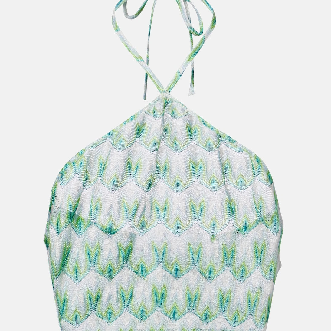 Missoni - Halterneck crop top