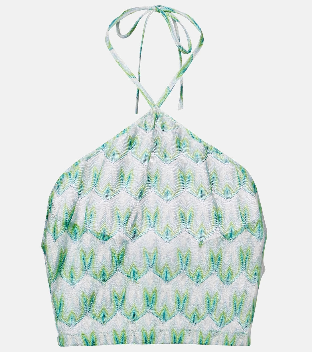 Missoni - Halterneck crop top