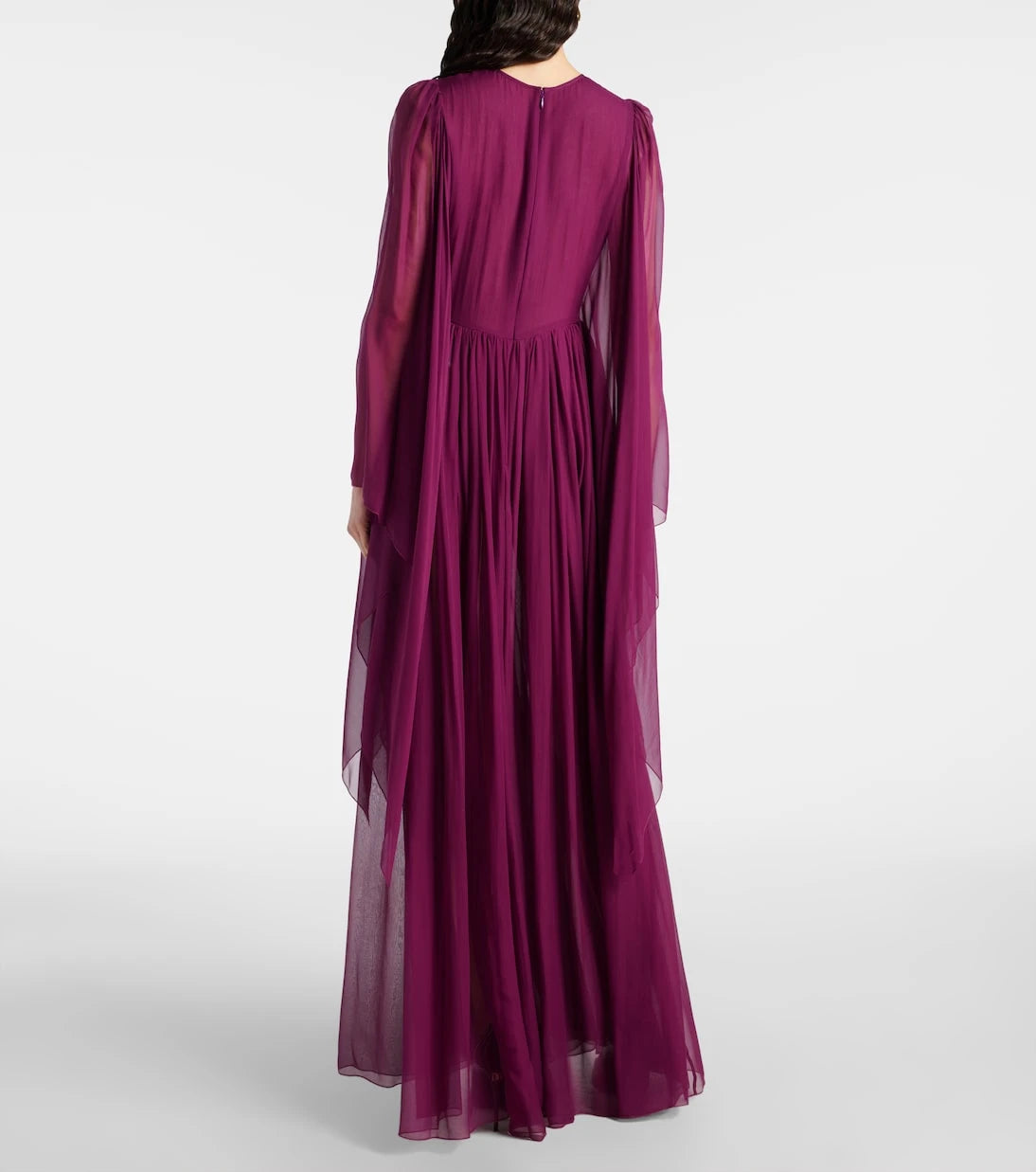 Dolce&Gabbana - Gathered silk chiffon gown