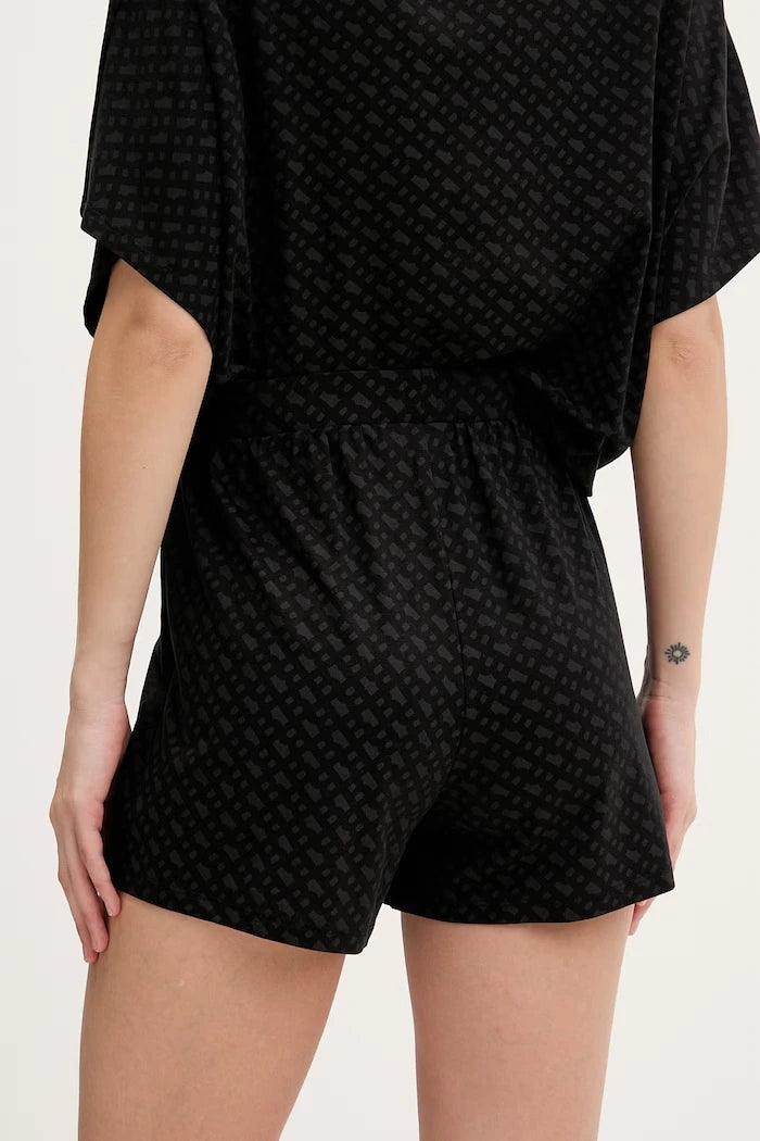 BOSS Kadın Kısa Pijama Altı Liocel B Logo_Shorts