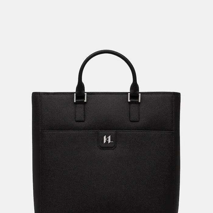 Karl Lagerfeld чанта мъжка от кожа K/MONOGRAM