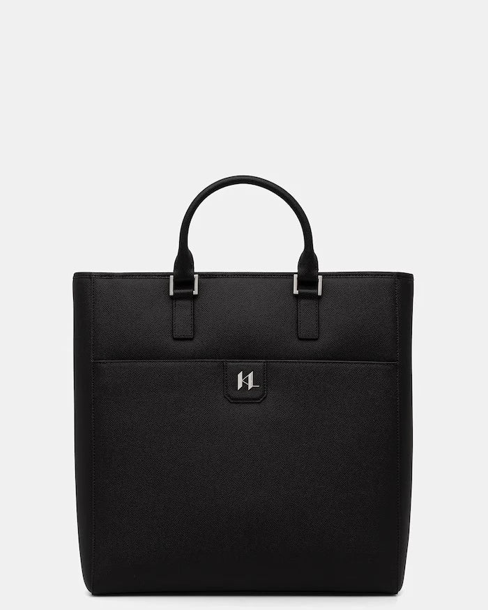 Karl Lagerfeld чанта мъжка от кожа K/MONOGRAM