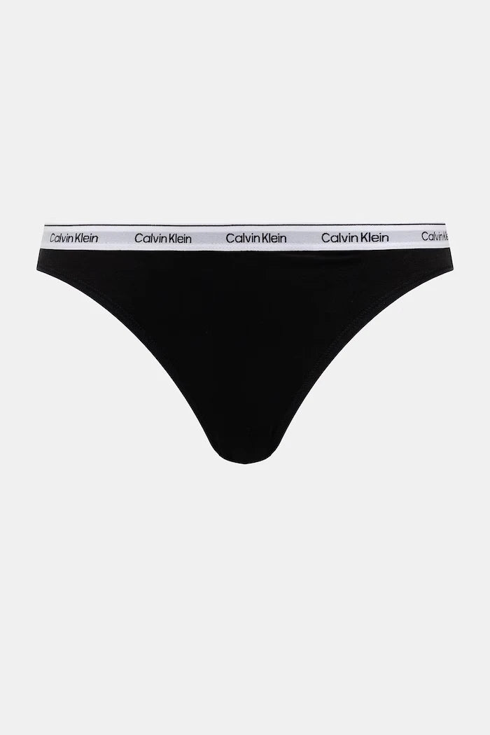Calvin Klein Underwear kadın pamuklu elastan bikini 3'lü
