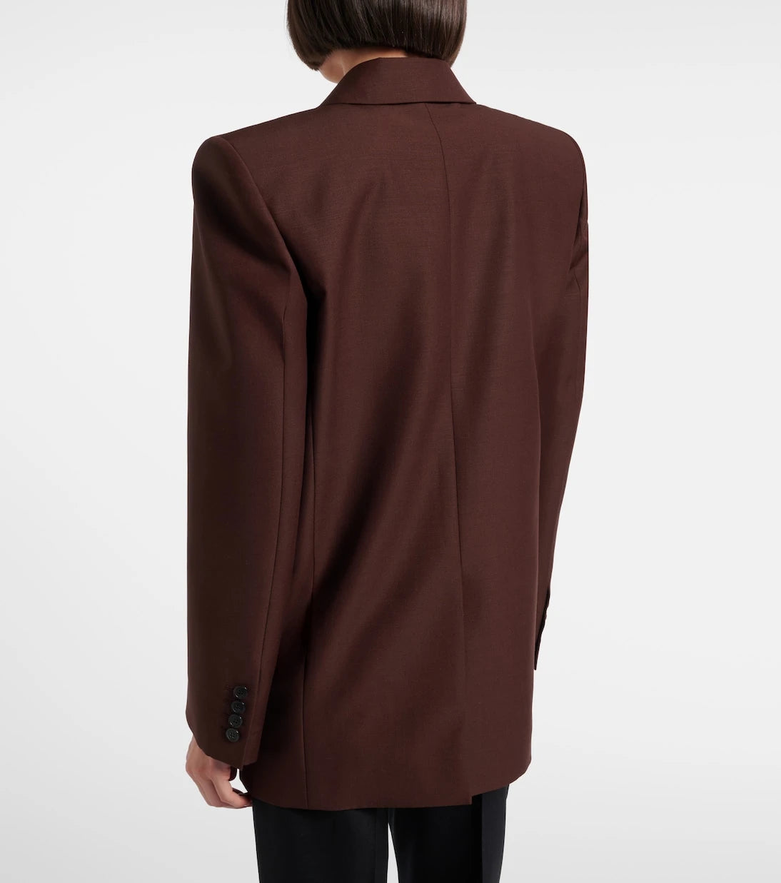 Saint Laurent - Double-breasted wool and mohair blazer