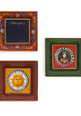 Dolce & Gabbana Casa Set of 3 Carretto Decorative Square Plates (10cm)