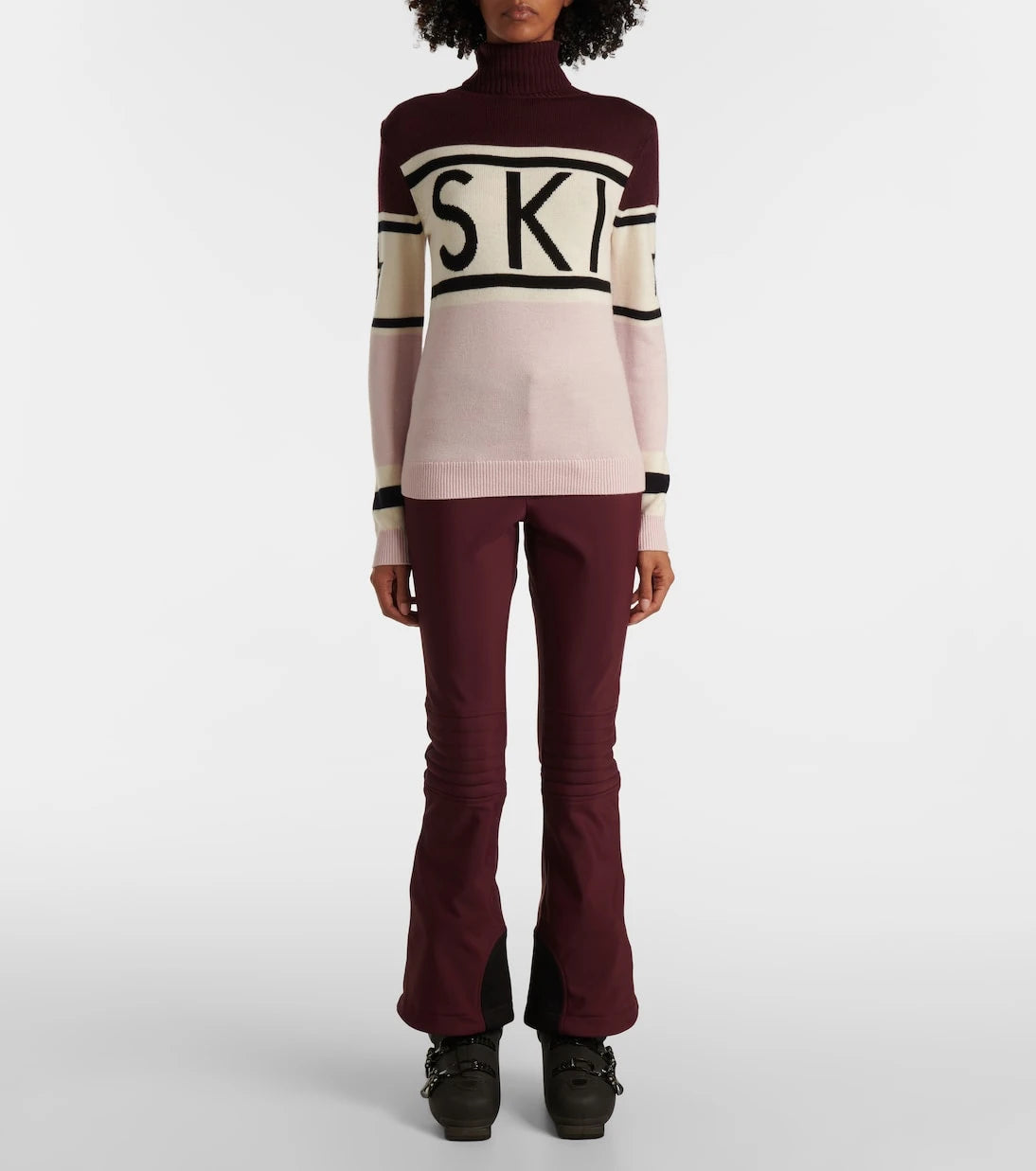 Perfect Moment - Schild intarsia wool turtleneck sweater