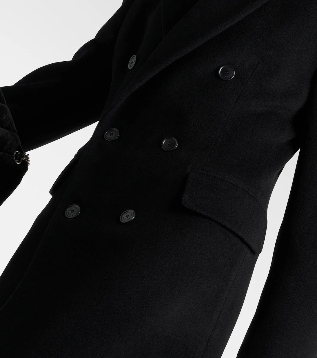Balenciaga - Cinched cashmere and wool coat