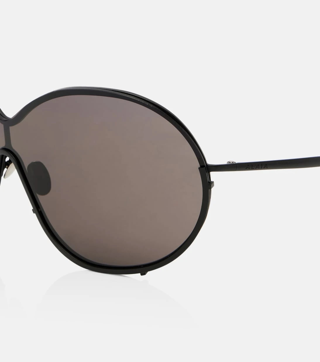 Alaïa - Lettering Logo oversized sunglasses