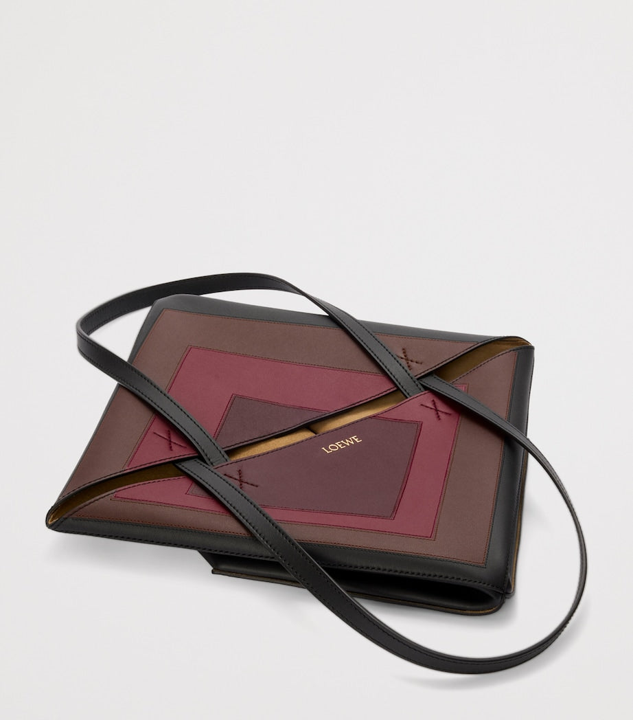 LOEWE x Albers Medium Leather Puzzle Fold Tote Bag