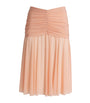 Stretch-Jersey Milky Sheer Midi Skirt DESERT CLAY