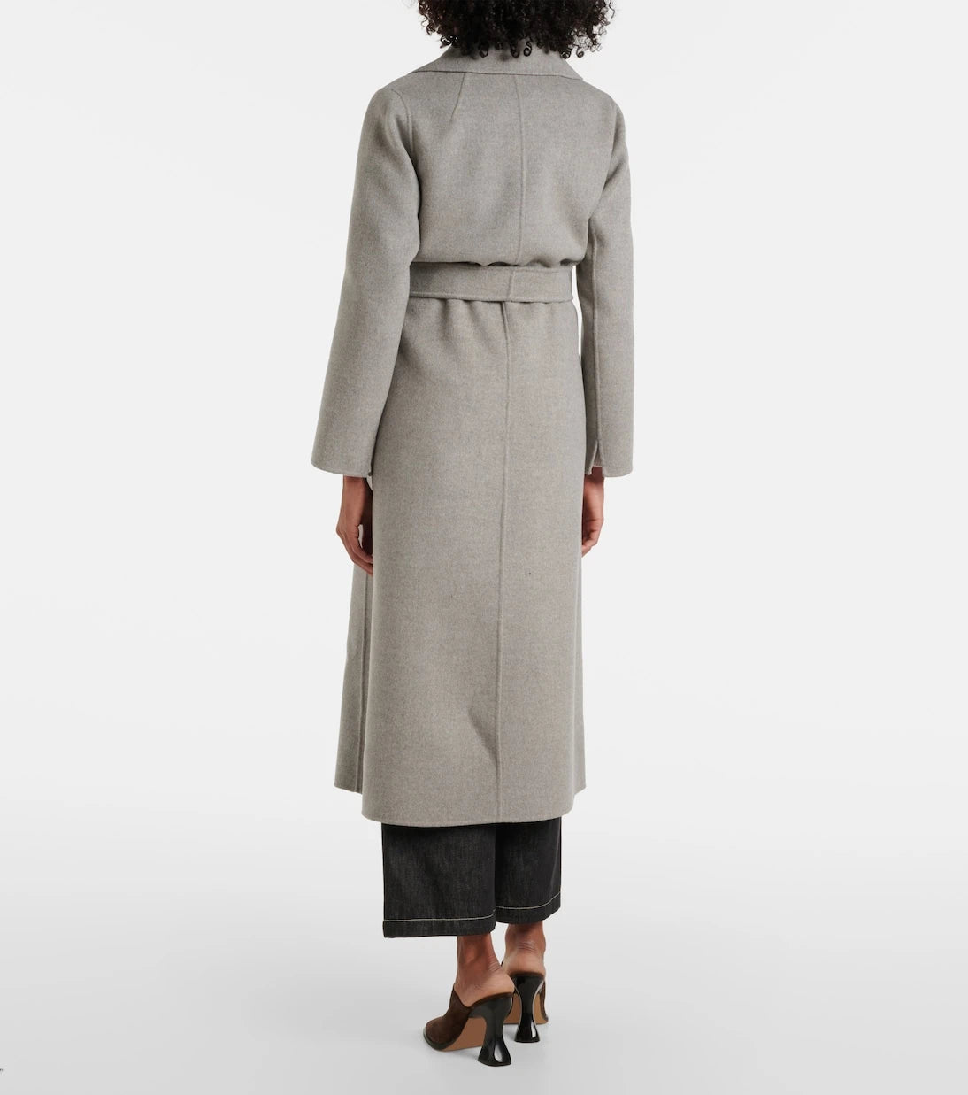 'S Max Mara - معطف باولو من الصوف البكر الملتف