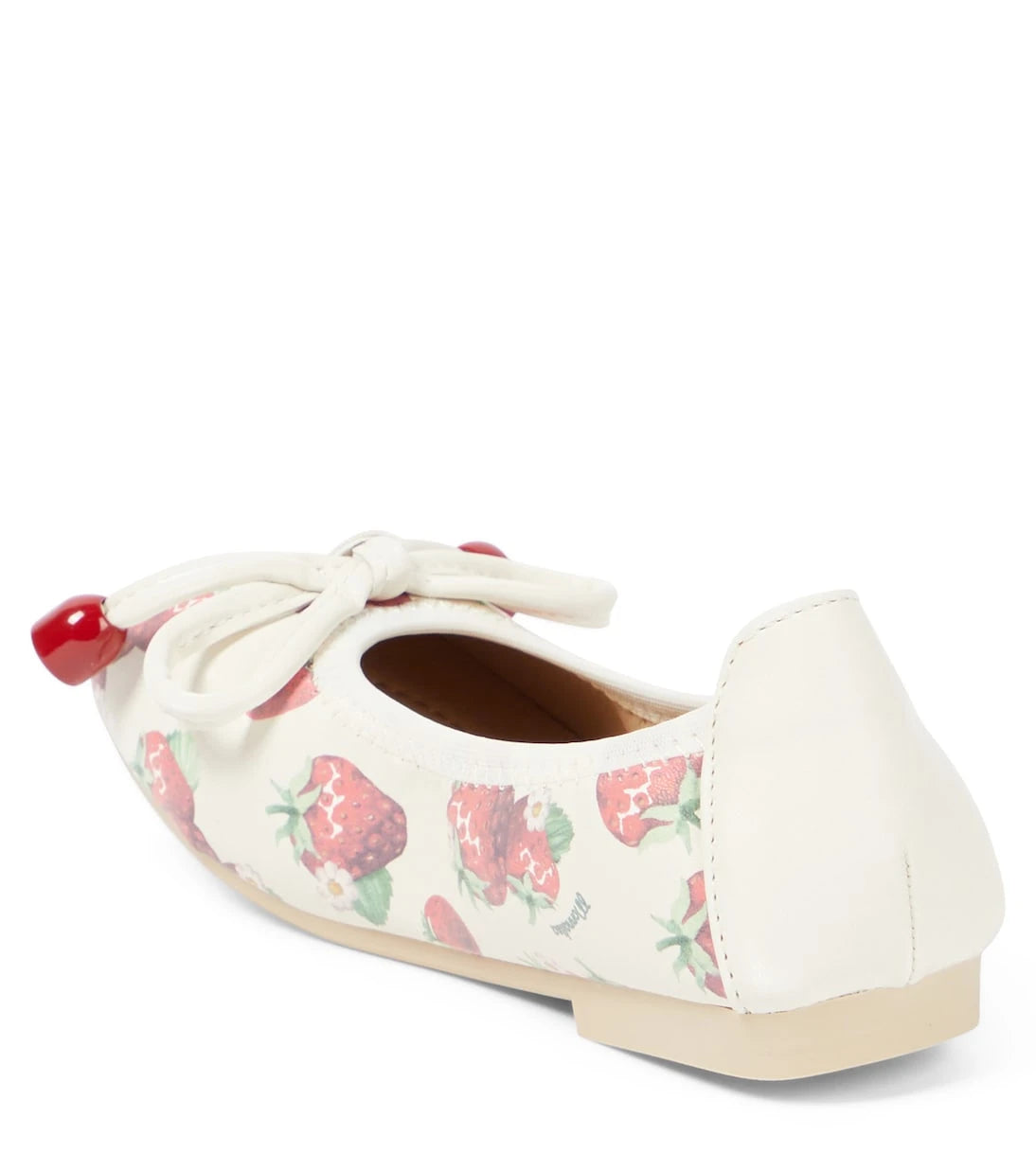 Monnalisa - Printed faux-leather ballet flats