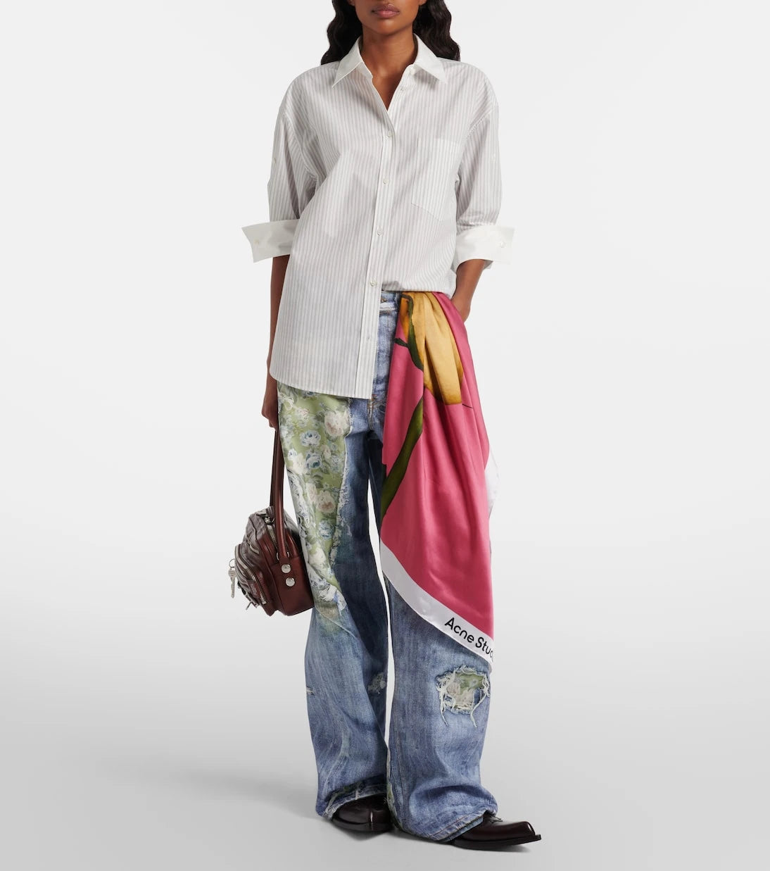 Acne Studios - Striped cotton poplin shirt