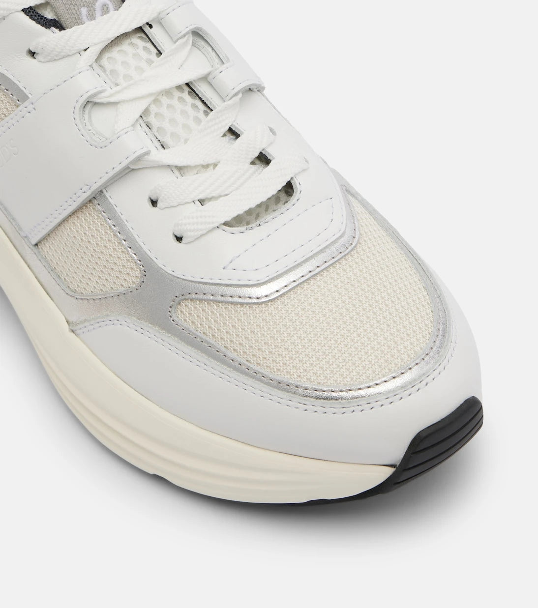 Tod's - Leather-trimmed sneakers