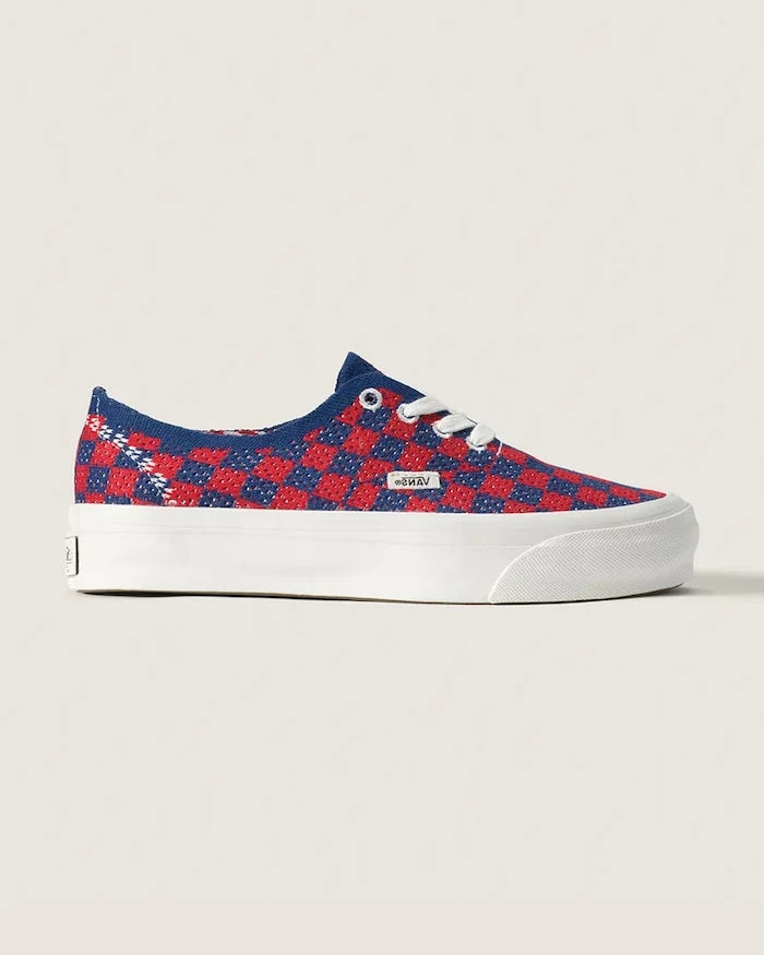 Vans LX Premium Authentic 44 EK Kareli Düşük Sneaker