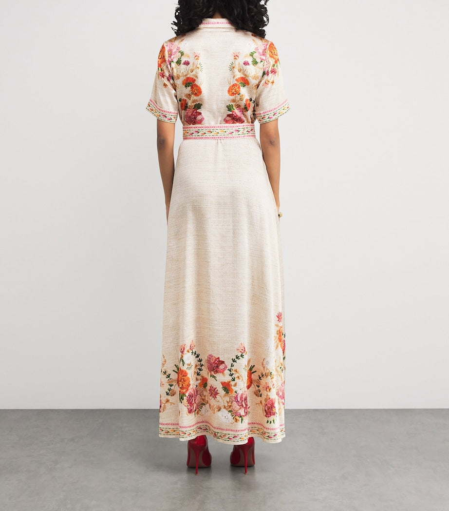 Satin Como Maxi Dress