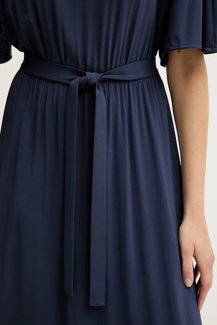 Weekend Max Mara рокля с вискоза DIVO