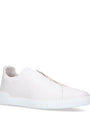 Zegna Leather Triple Stitch Sneakers