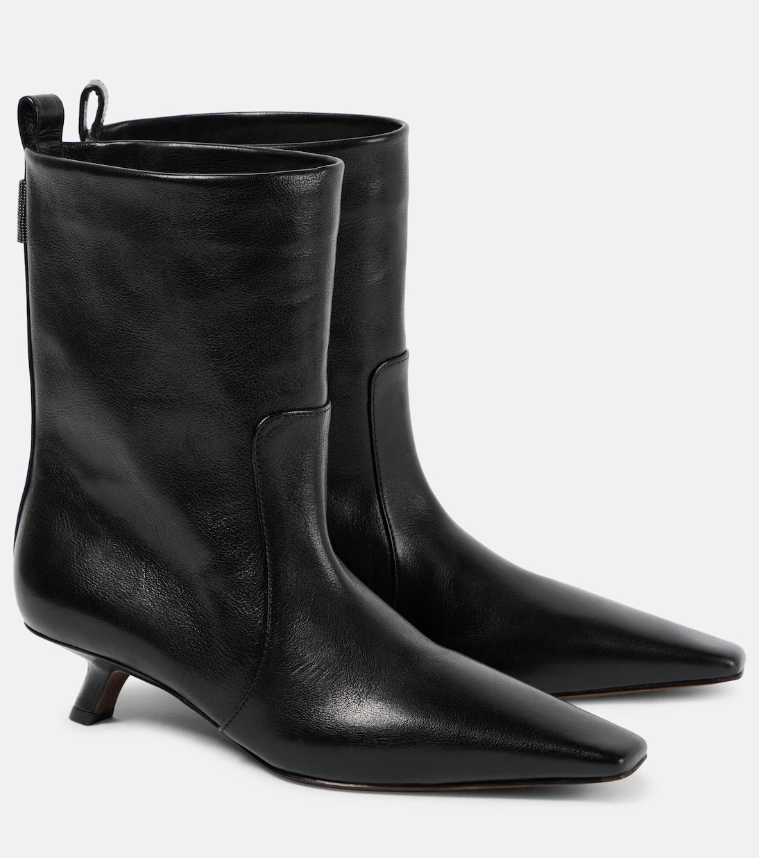 Brunello Cucinelli - Leather ankle boots
