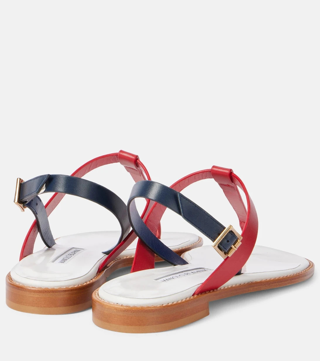 Manolo Blahnik - Hata leather thong sandals