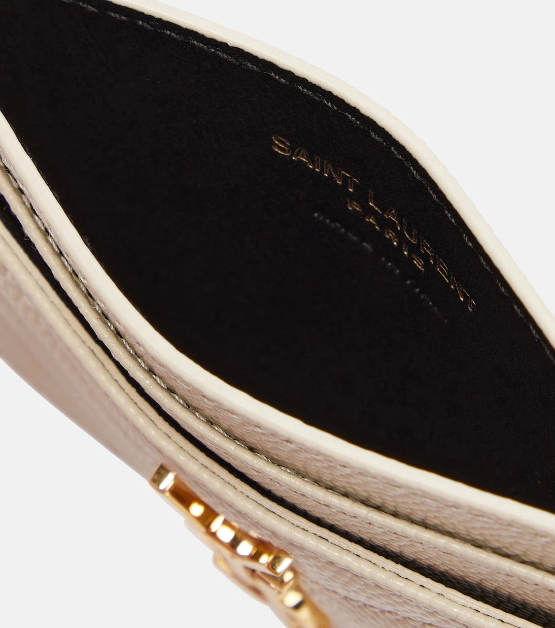 Saint Laurent - Monogram leather card holder