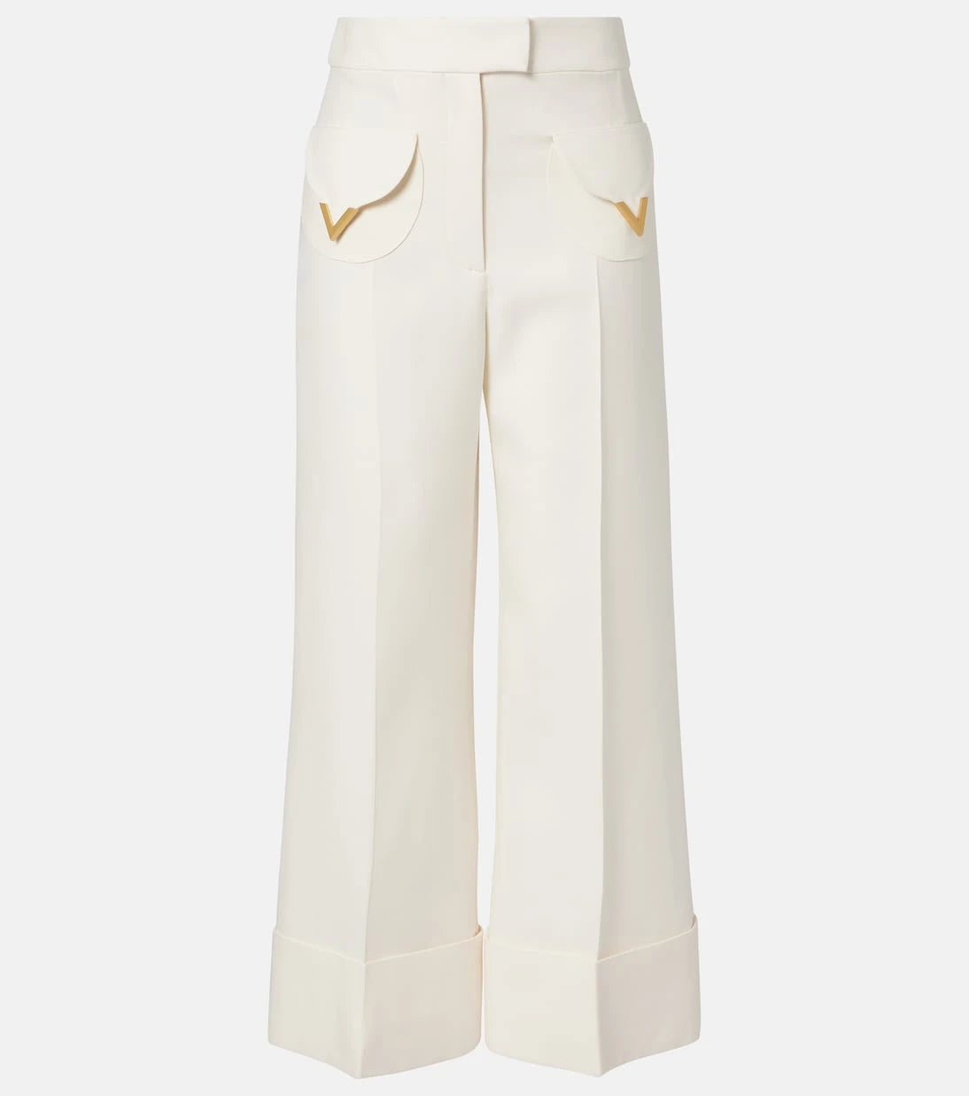 Valentino - Crepe Couture wide-leg pants