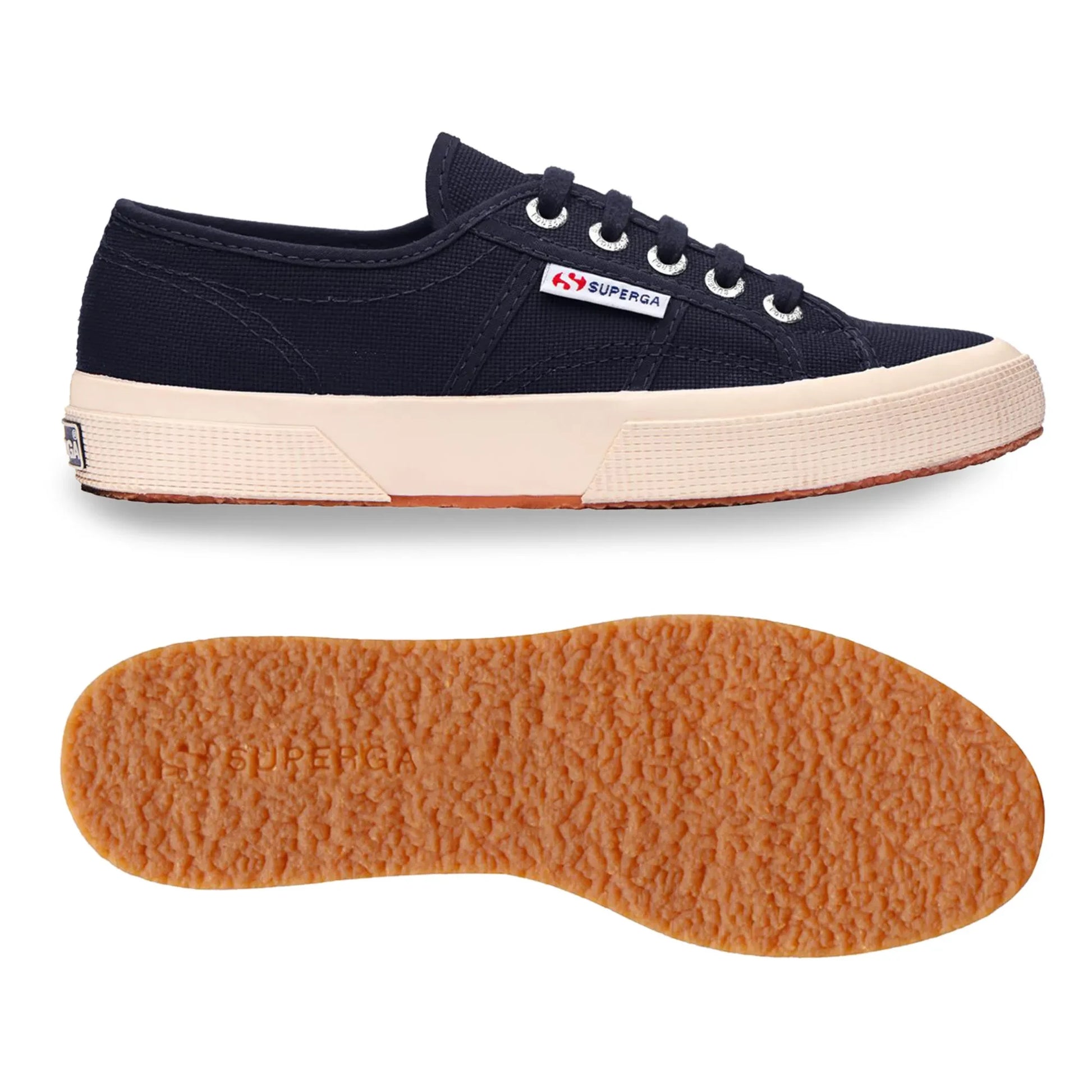 Superga - Cotton Laced Sneakers | Navy blue
