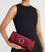 Malone Souliers Red Satin Embellished Vivien Clutch Bag