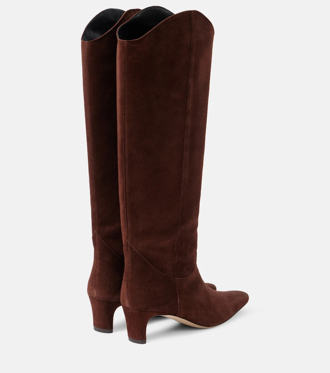 Staud - Western Wally suede knee-high boots