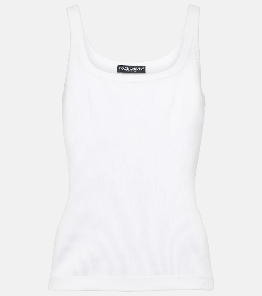 Dolce&Gabbana - Ribbed-knit cotton tank top