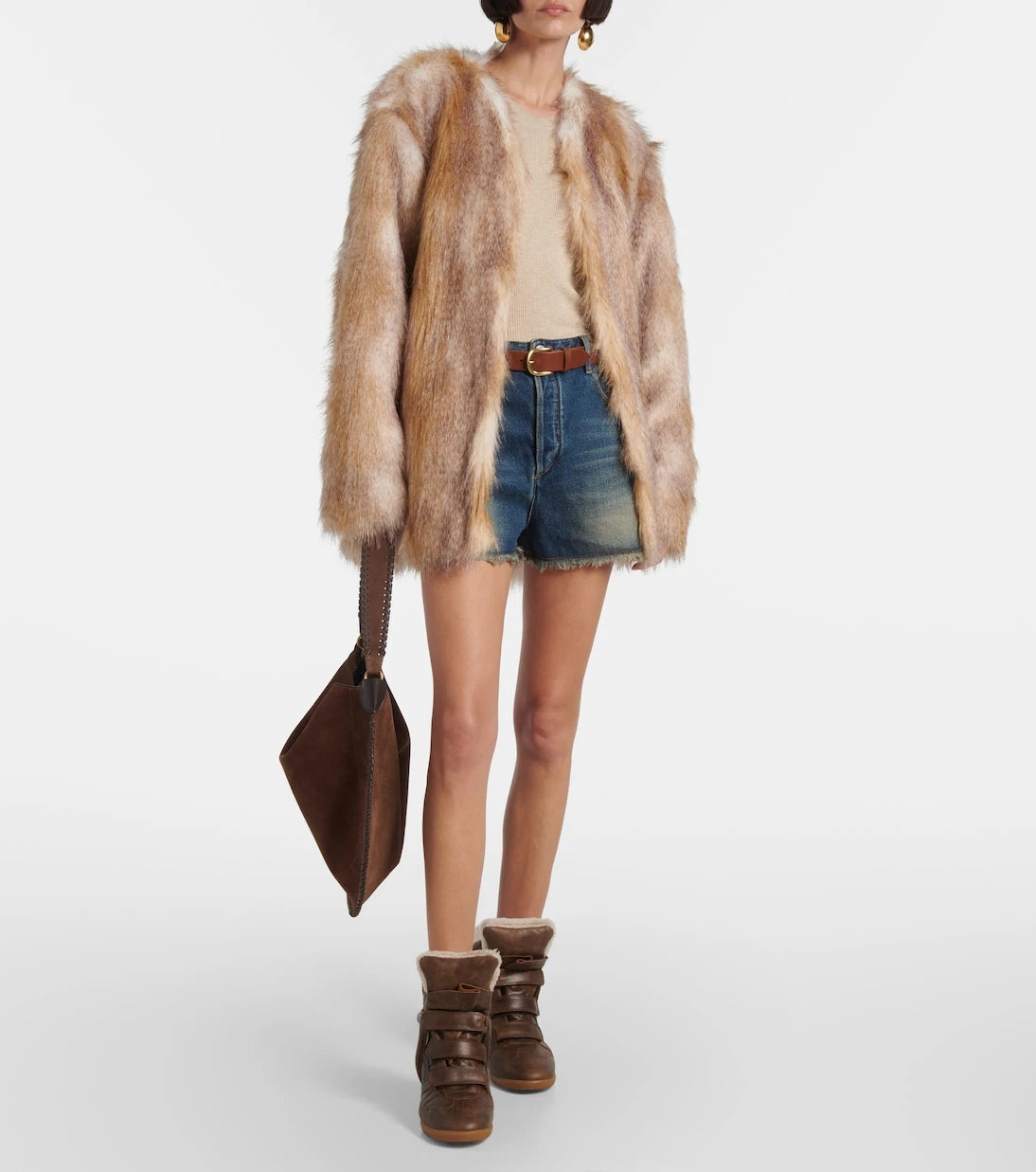 Isabel Marant - Lesia denim shorts