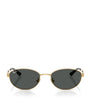RB3774D Metal Oval Sunglasses