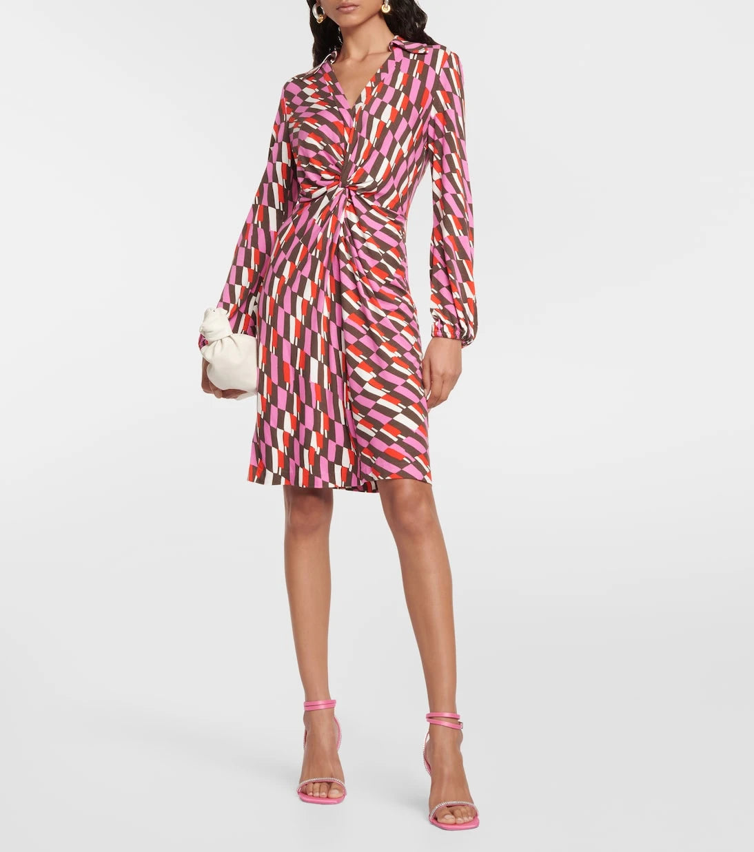 Diane von Furstenberg - Printed wrap minidress