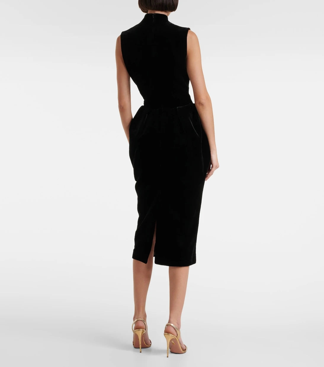 Rasario - Velvet midi dress