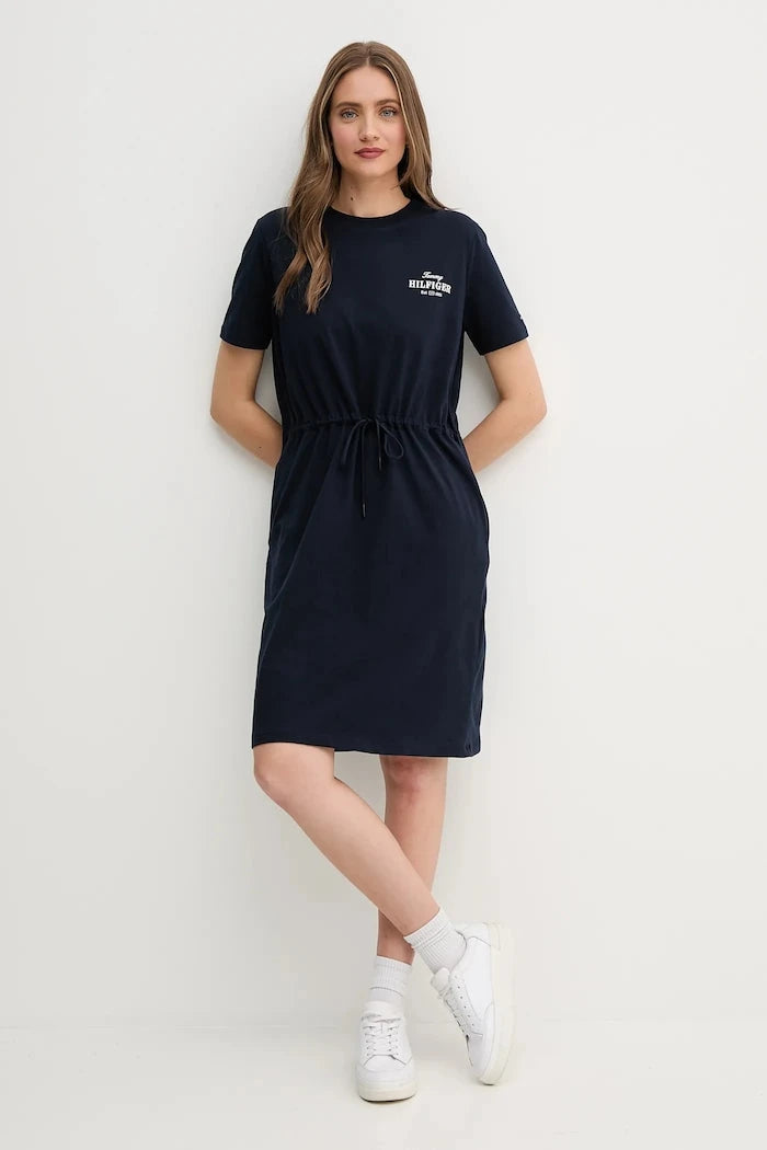 Памучна рокля Tommy Hilfiger