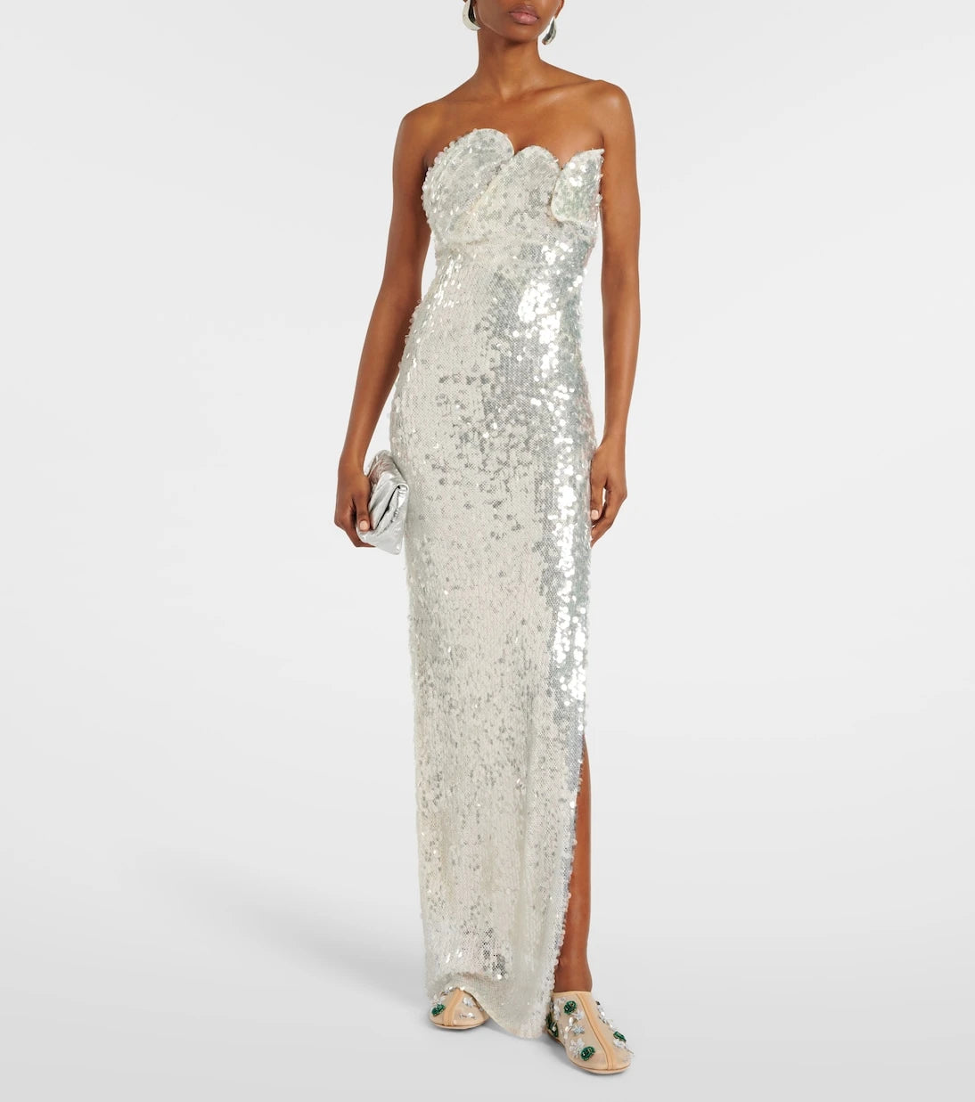 Christopher Esber - Opaline sequined strapless gown