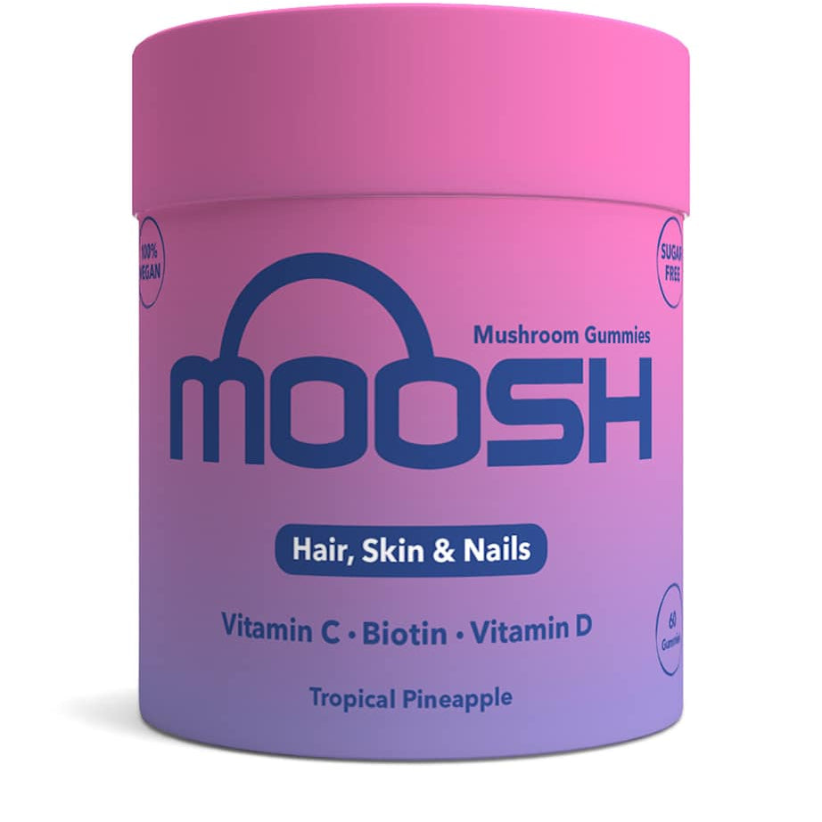 MOOSH Hair, Skin and Nails Gummies (60 Gummies)