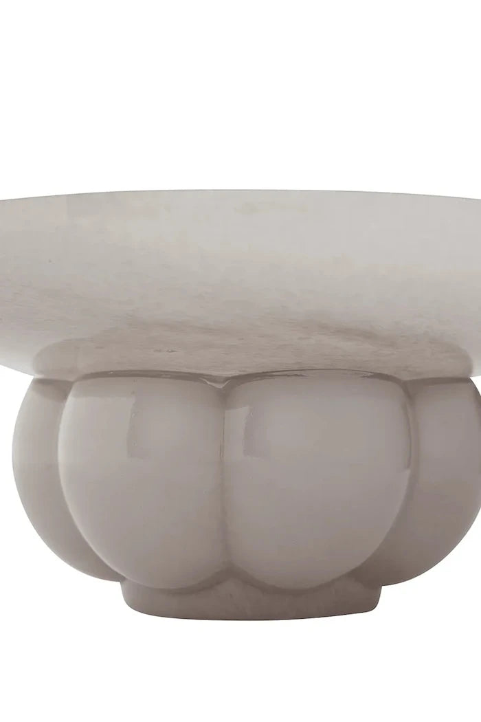 AYTM büyük renkli cam meyve kasesi 33 x 15 cm