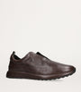 Officine Creative Leather Race Slip-On Sneakers