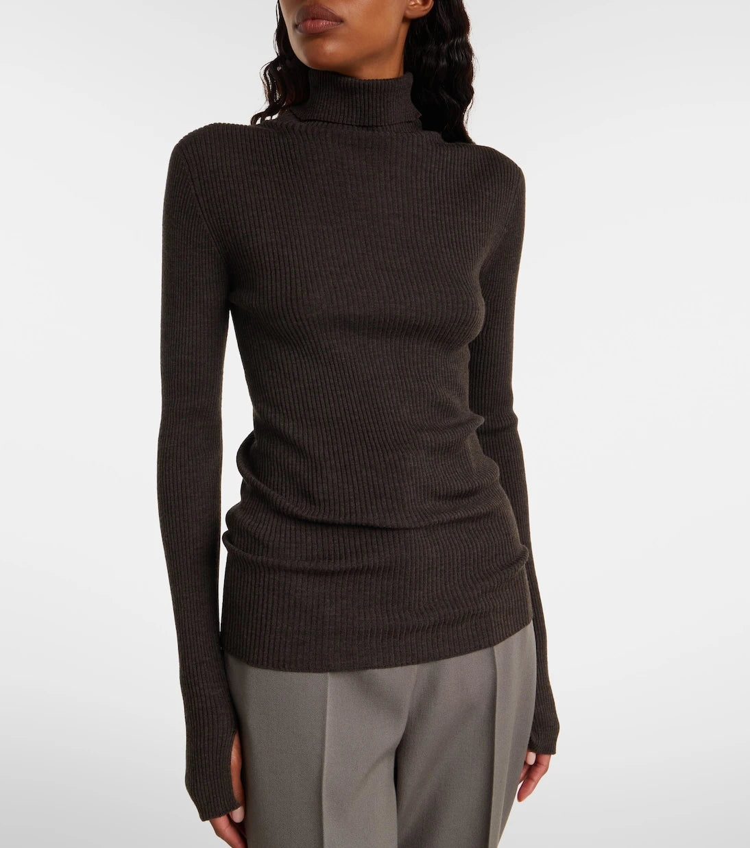 Calvin Klein Collection - Ribbed-knit wool sweater