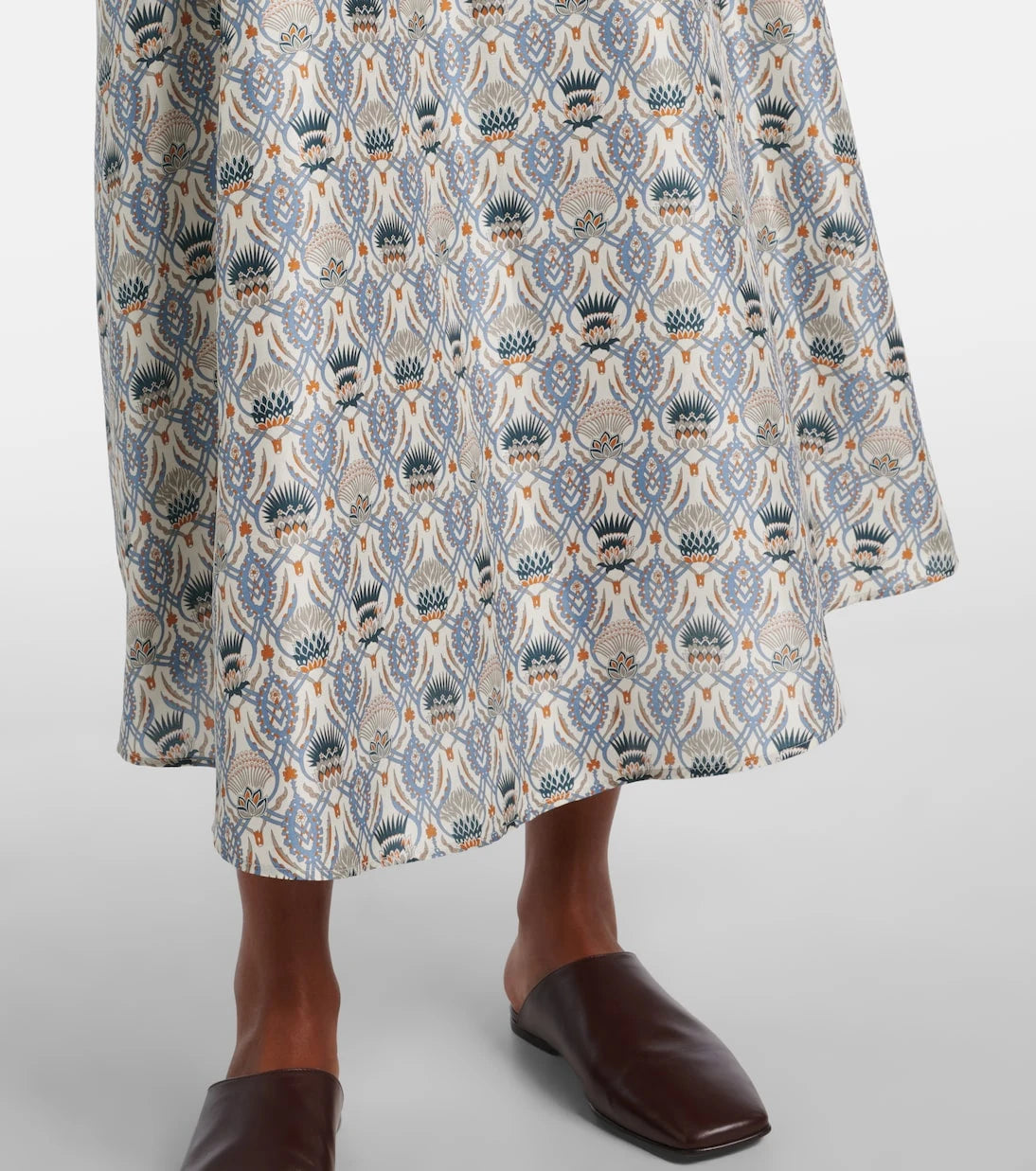 Loro Piana - Mila printed silk midi dress