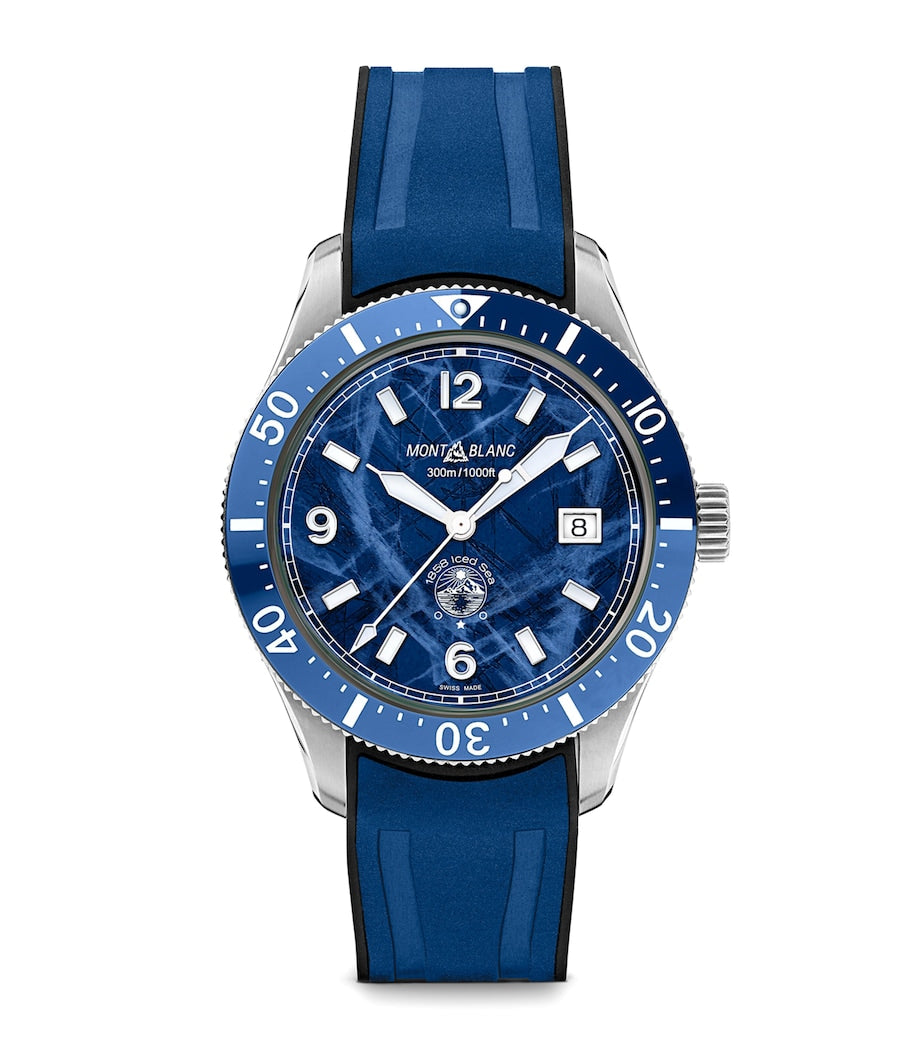 Stainless Steel 1858 Iced Sea Automatic Date Watch 41mm