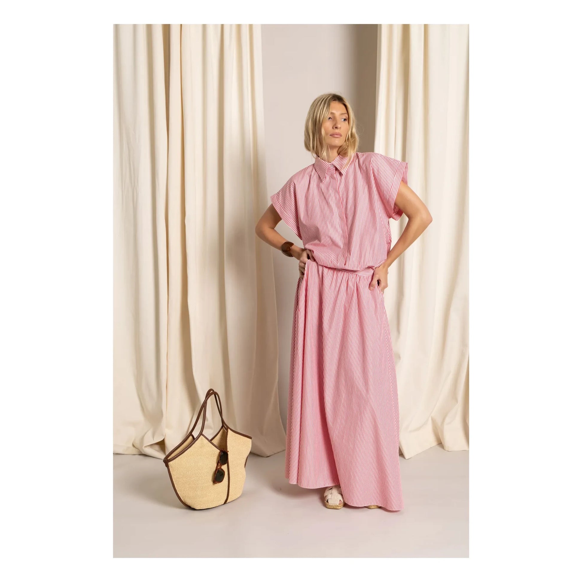 Smallable Woman - Bettina Flared Skirt | Cherry red