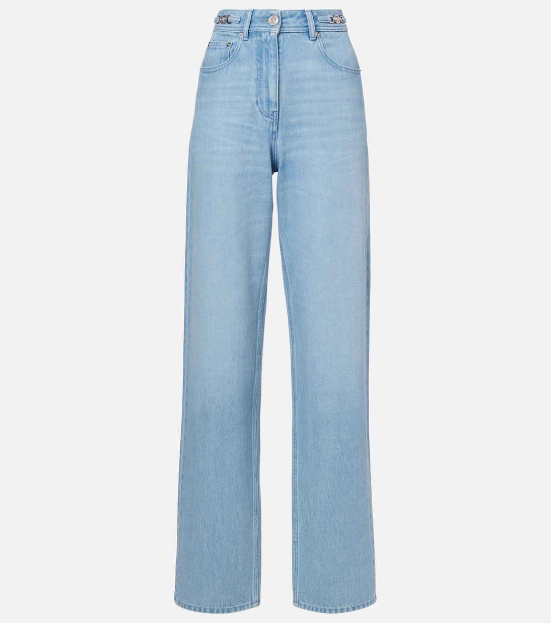 Versace - High-rise wide-leg jeans